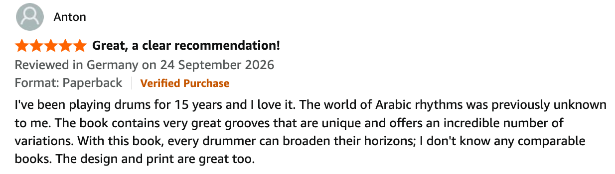 Arabic grooves applied to the drumset review 2 Markos Vassiliou